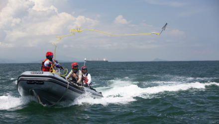 Large Whale Disentanglement Training in Puntarenas, Costa Rica